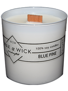 blue pine soy candle