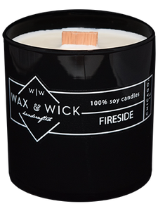 fireside scent soy candle