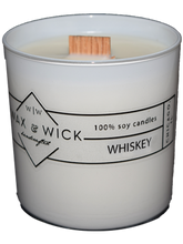 whiskey scent soy candle